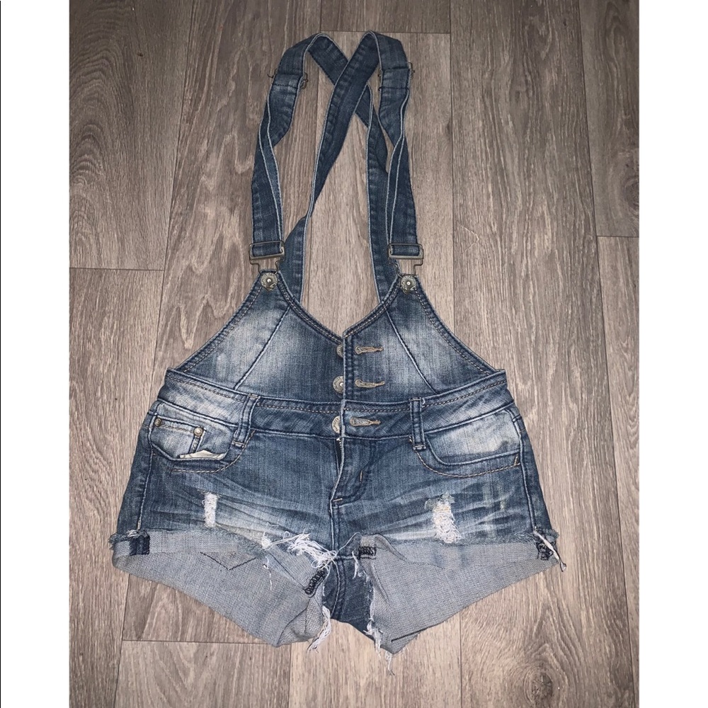 Overall Shorts